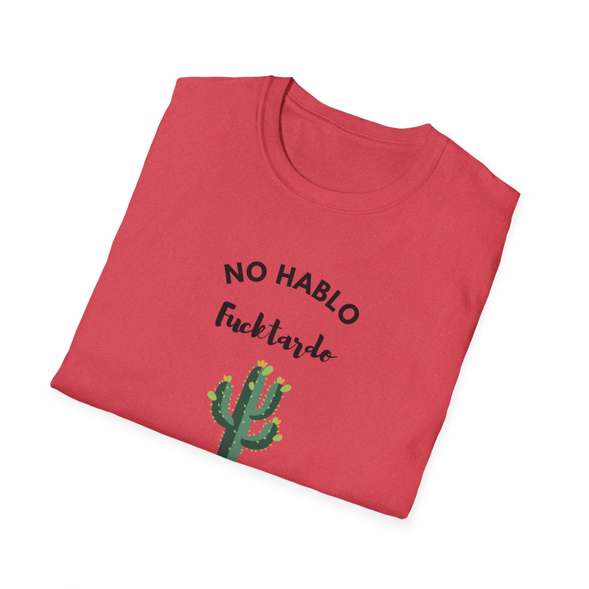 Relaxed Tee - Men & Women - No Hablo with 1 Cactus