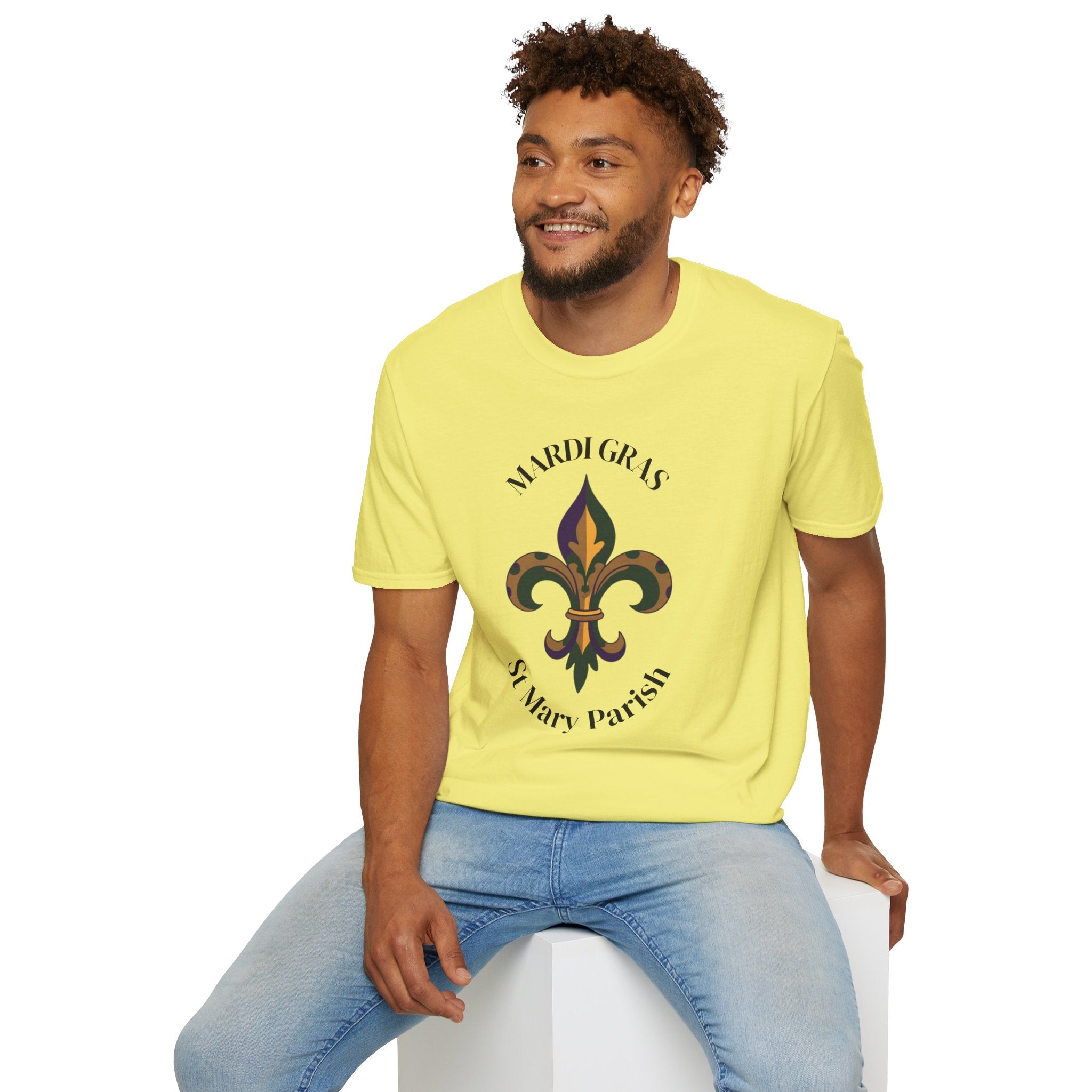 Relaxed Tee Men and Women- Mardi Gras St Mary Parish