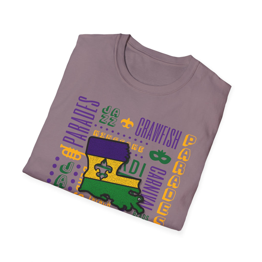 Relaxed Soft T Shirt - Men and Women - louisiana