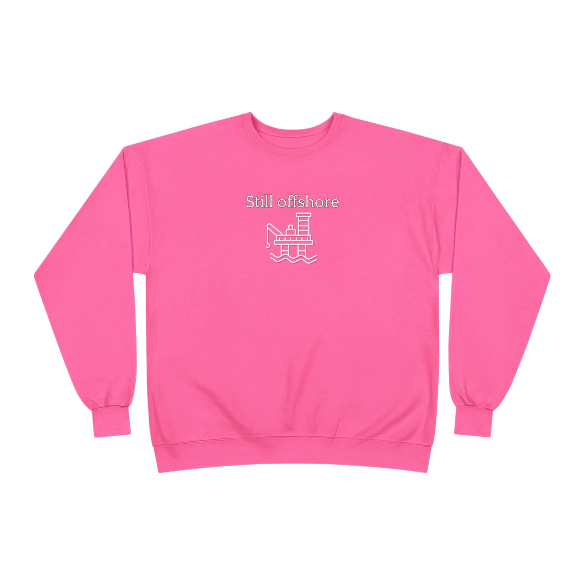 Relaxed Soft Ladies Sweatshirt - He's Offshore - oilfield
