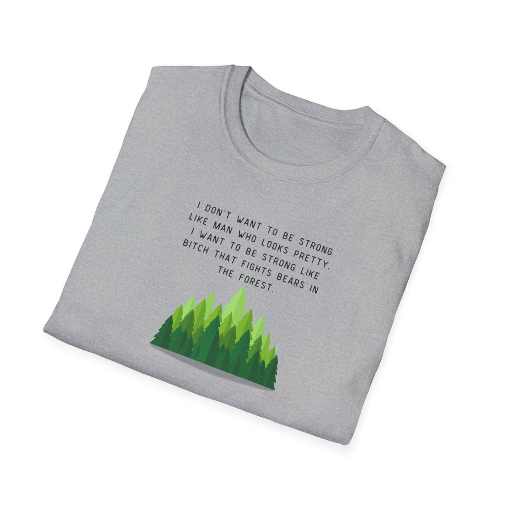 Women's Soft Relaxed Tee - Strong Women - bear