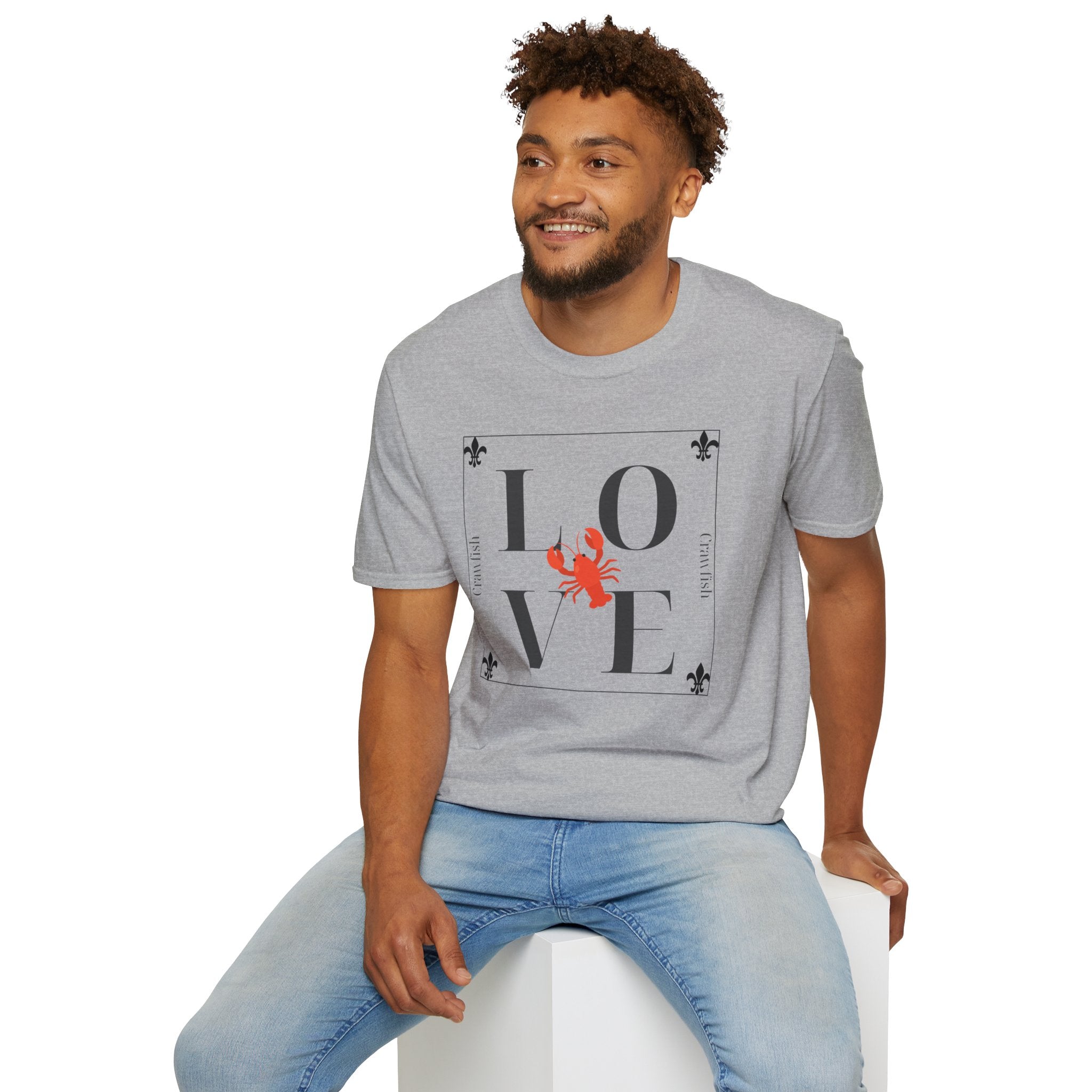 Unisex Soft Relaxed Tee - Crawfish Love (Men & Women)