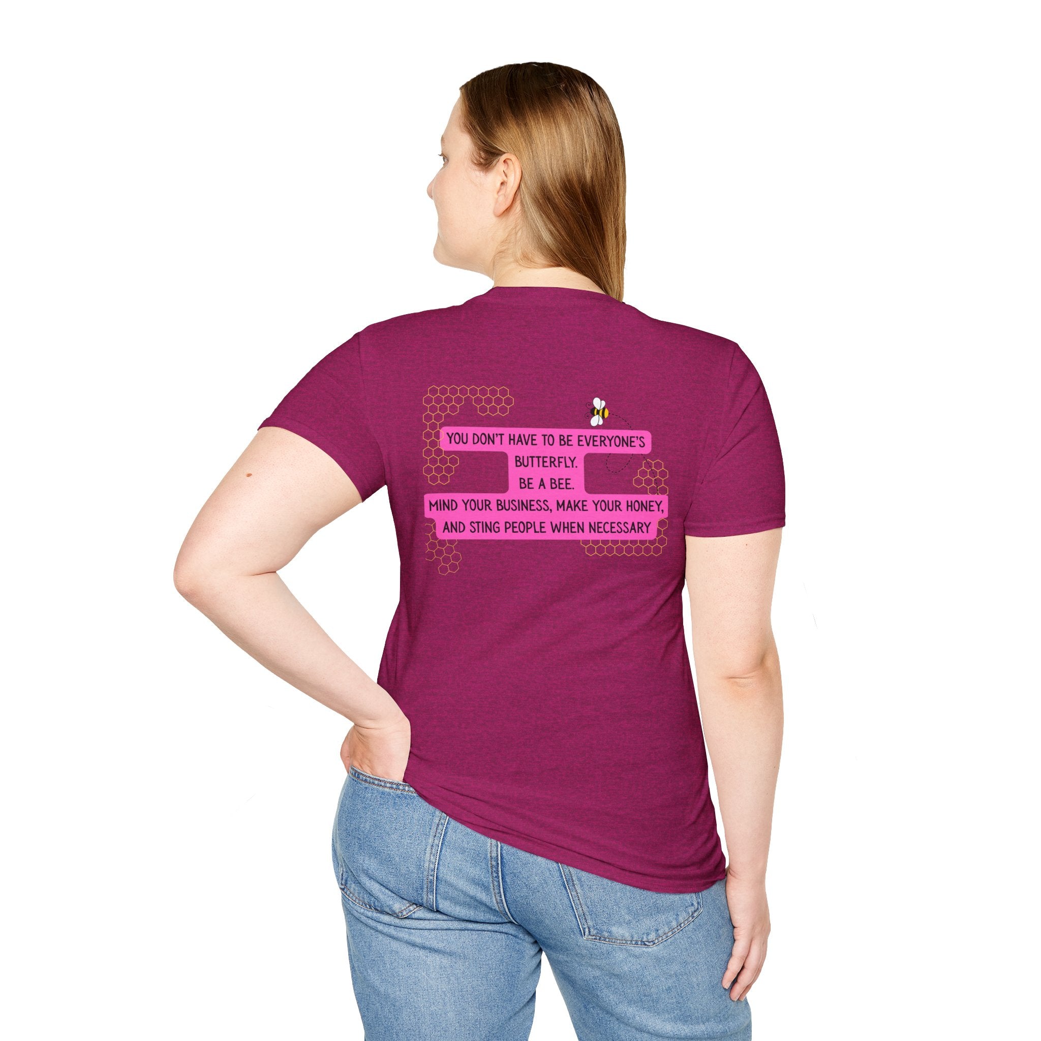 Ladies Soft Relaxed Tee - Be a Bee Funny