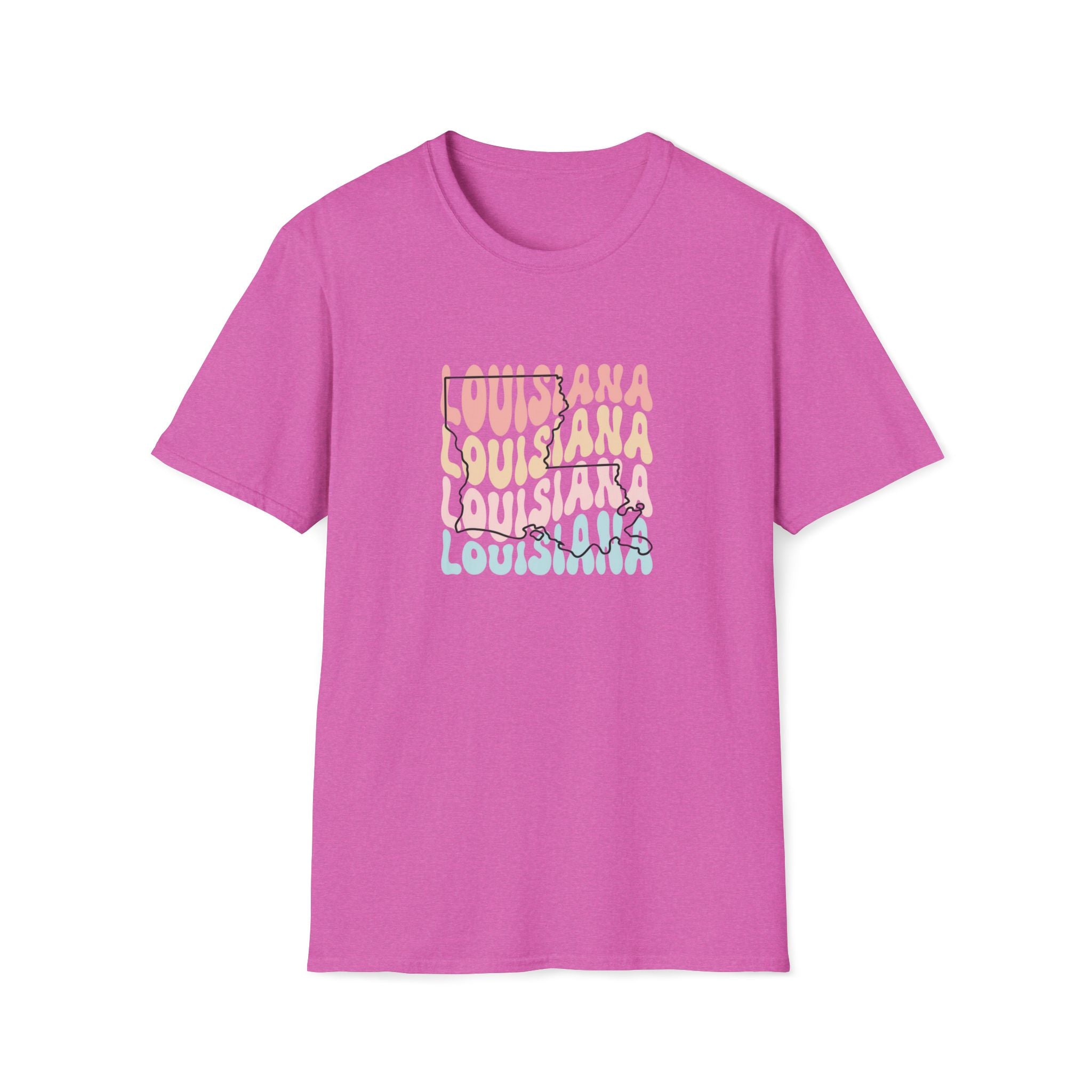Womens Soft Relaxed Tee - Louisiana