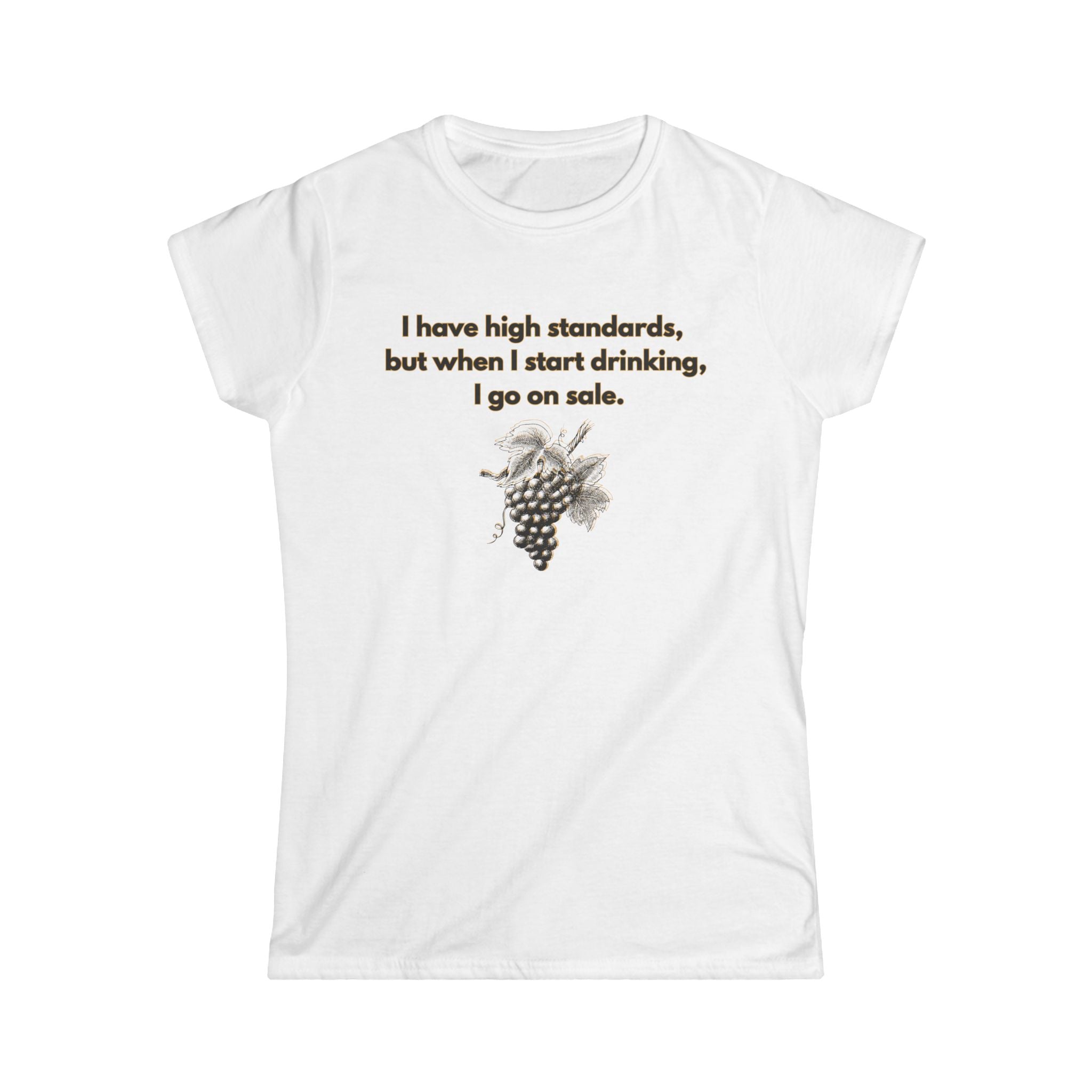 Women's Softstyle Tee - Fitted - Going on Sale Wine