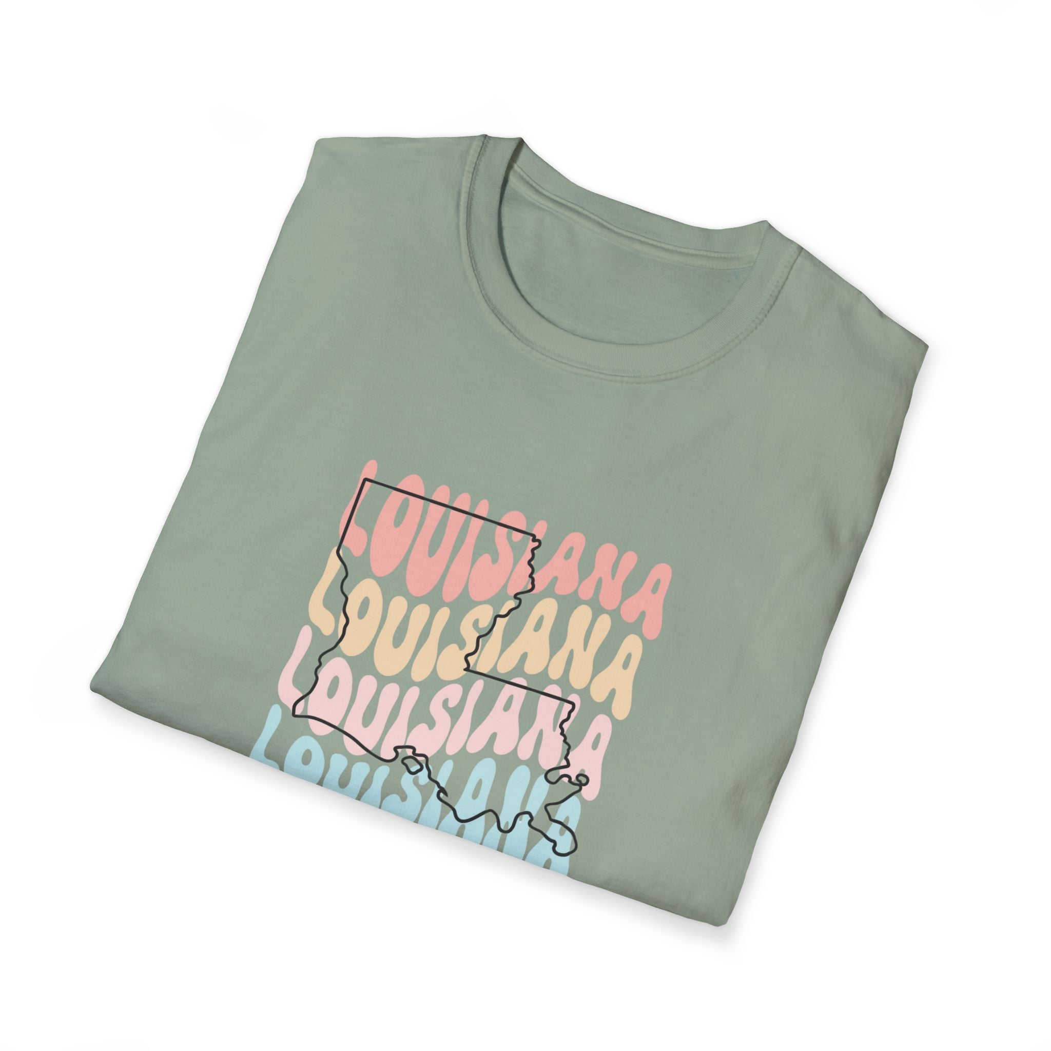 Womens Soft Relaxed Tee - Louisiana