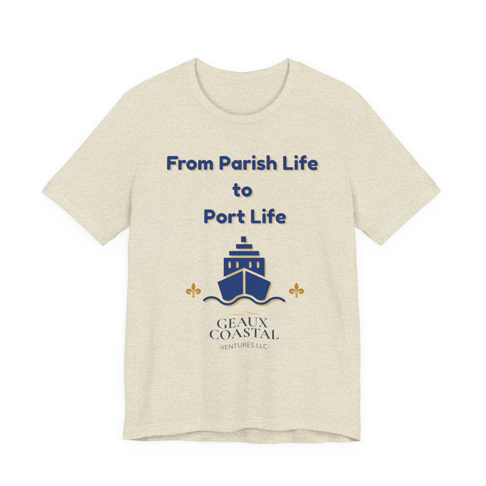 Men or Women Relaxed T Shirt - Parish and Port Cruise T Shirt
