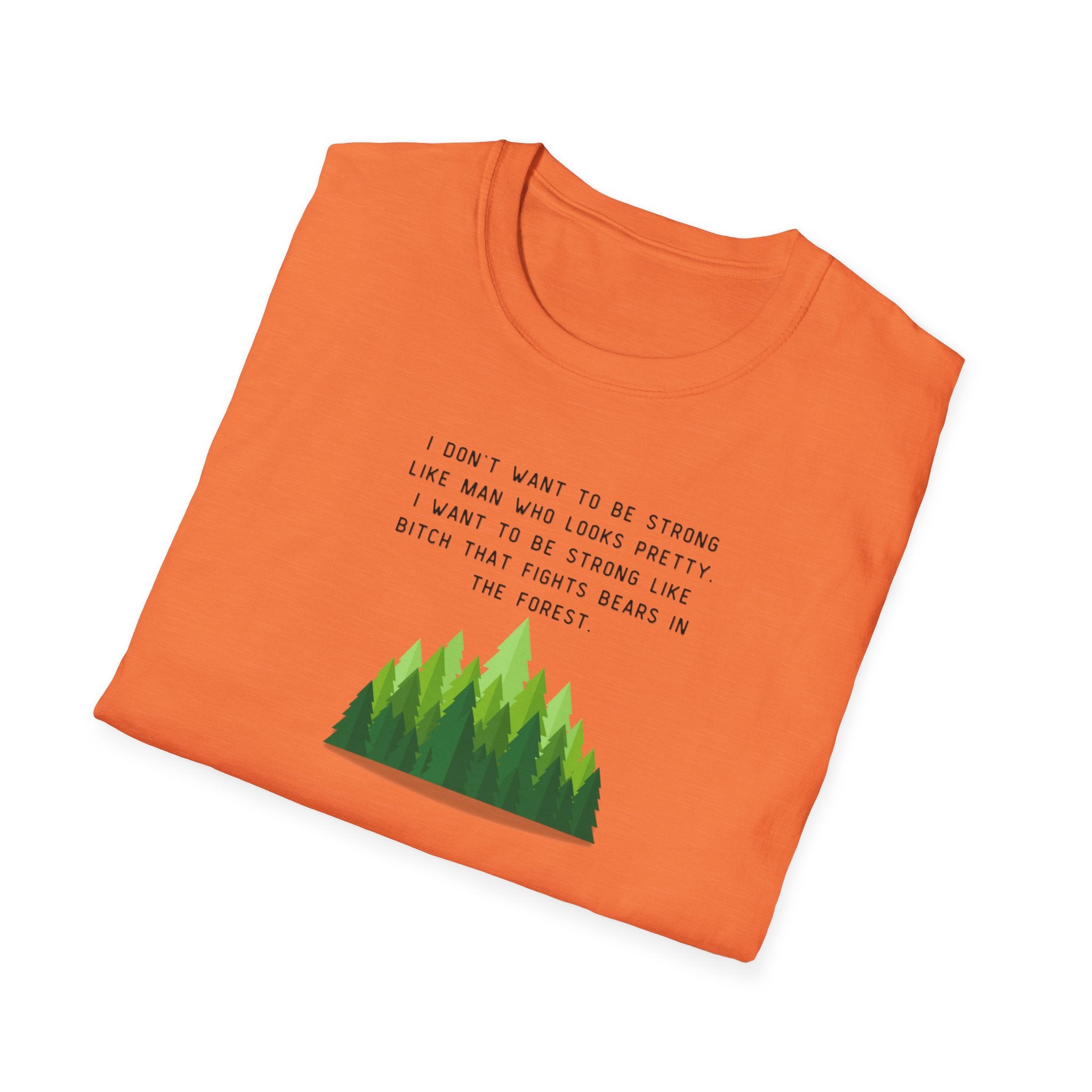 Women's Soft Relaxed Tee - Strong Women - bear