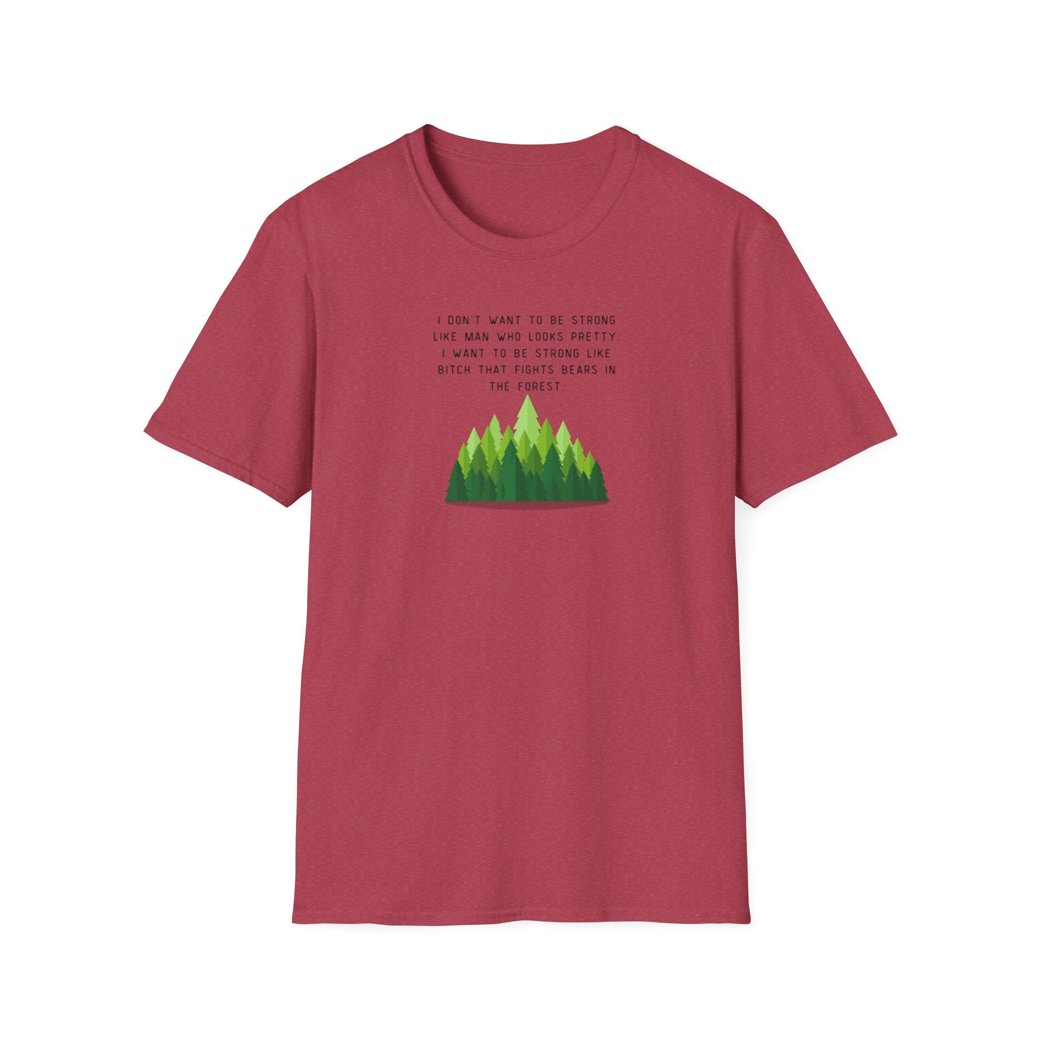 Women's Soft Relaxed Tee - Strong Women - bear