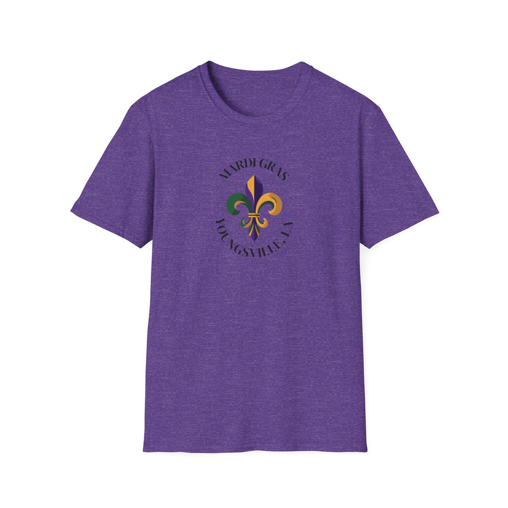Relaxed Soft T Shirt-  Men and Woman Mardi Gras Youngsville La