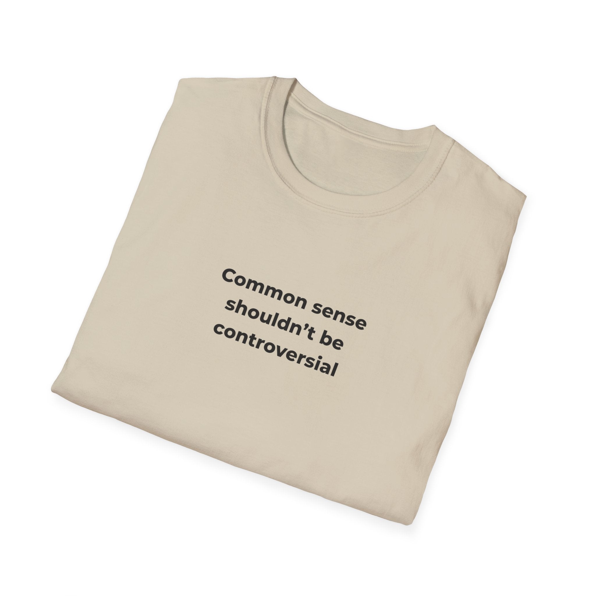 Soft Relaxed Men and Womens Tee - Common Sense