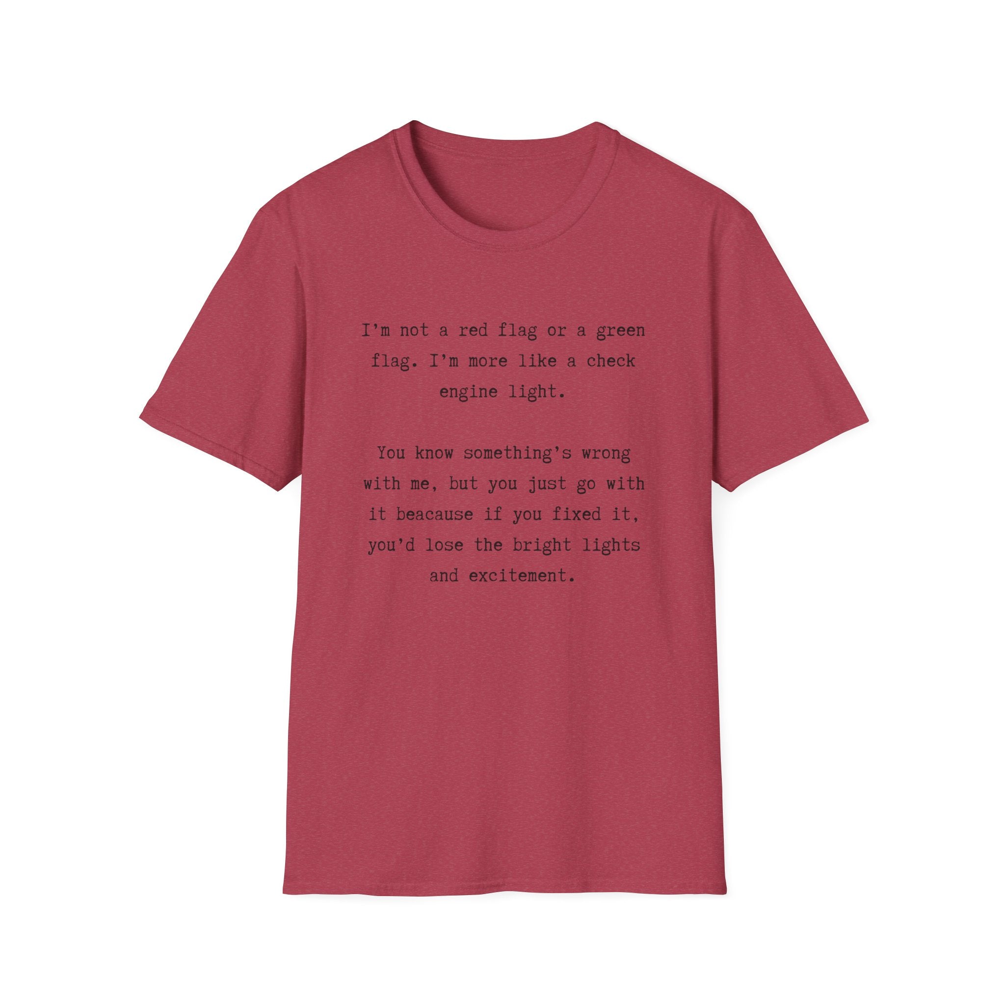 Men and Women Soft Relaxed T Shirts - Green light