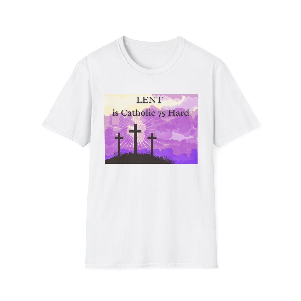 Relaxed Soft Tee Men & Women - Colorful Lent is Catholic 75 Hard