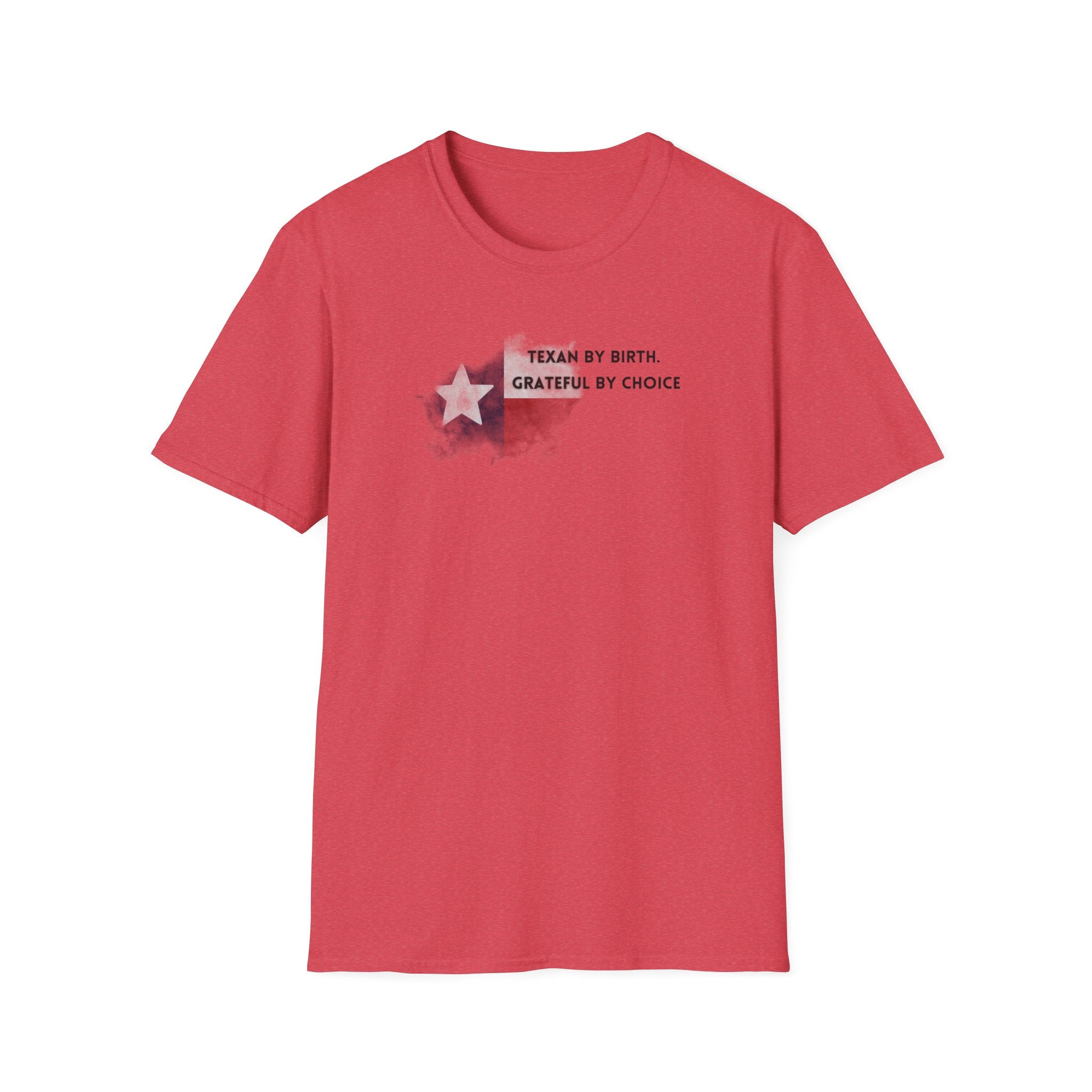 Soft Relaxed Tee - Men and Women- Texan by birth