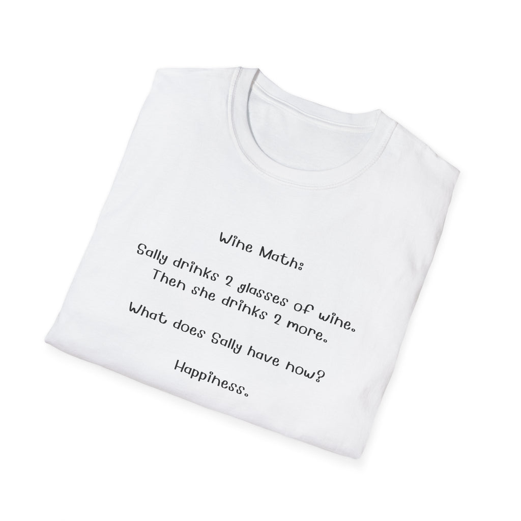 Woman Soft T Shirt - Regular Fit - Wine Math