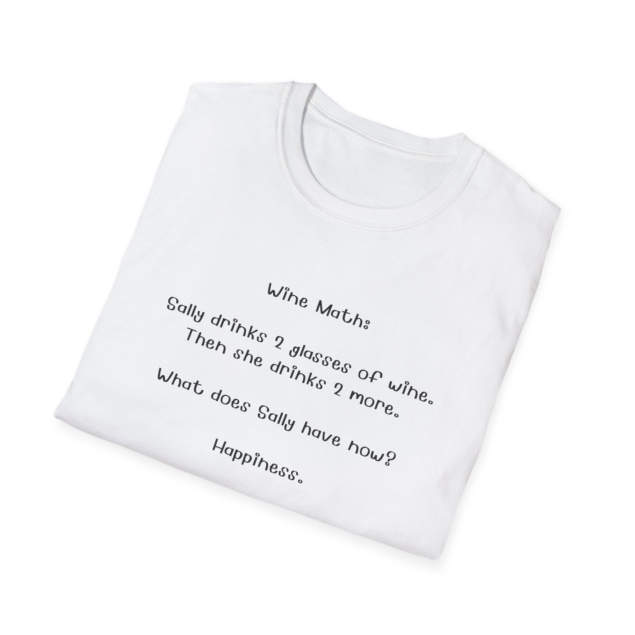 Woman Soft T Shirt - Regular Fit - Wine Math