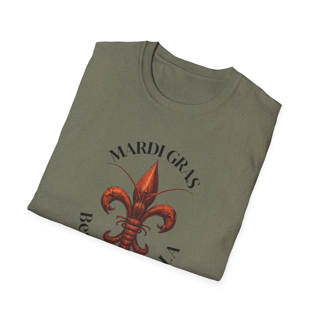 relaxed mens tee - beaux bridge mardi gras