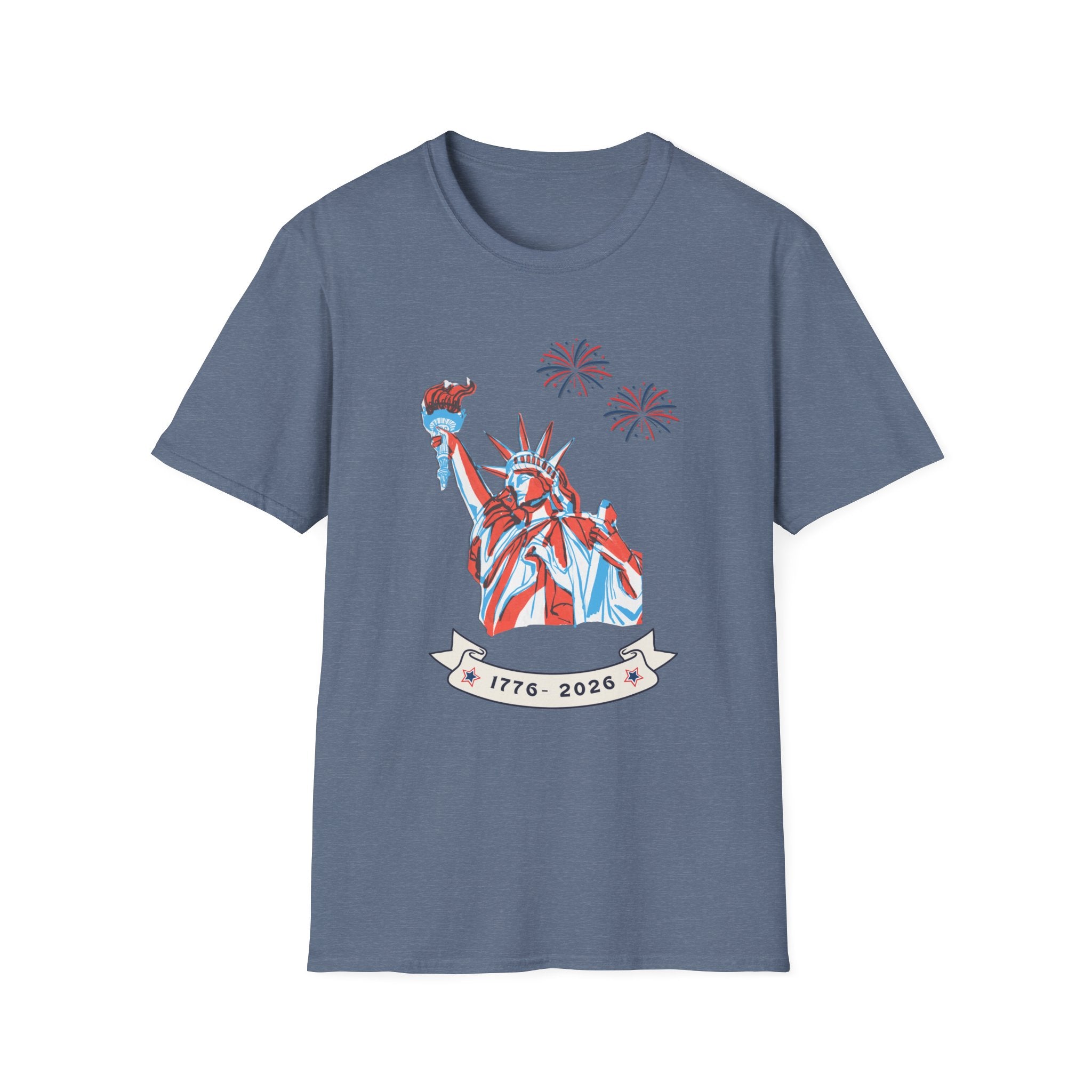 Relaxed Soft Tee- Men & Women - Statue of Liberty 250