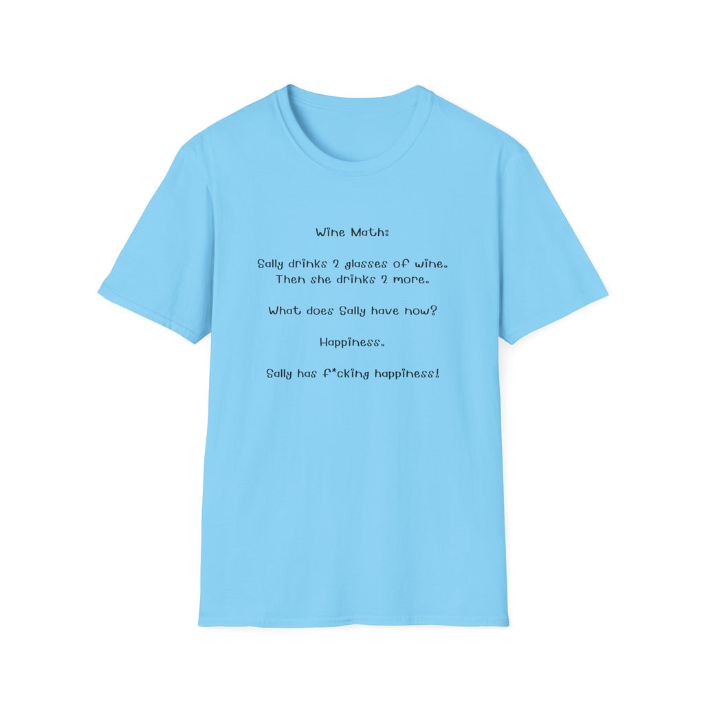 Woman Soft T Shirt - Regular Fit - Wine Math