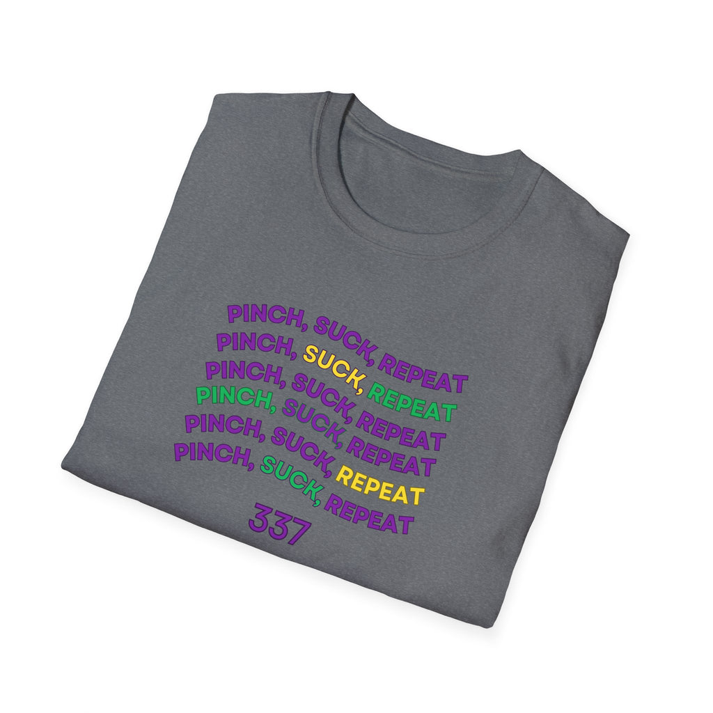 Soft Tee - (Men & Women) - "Mardi Gras"  '337'