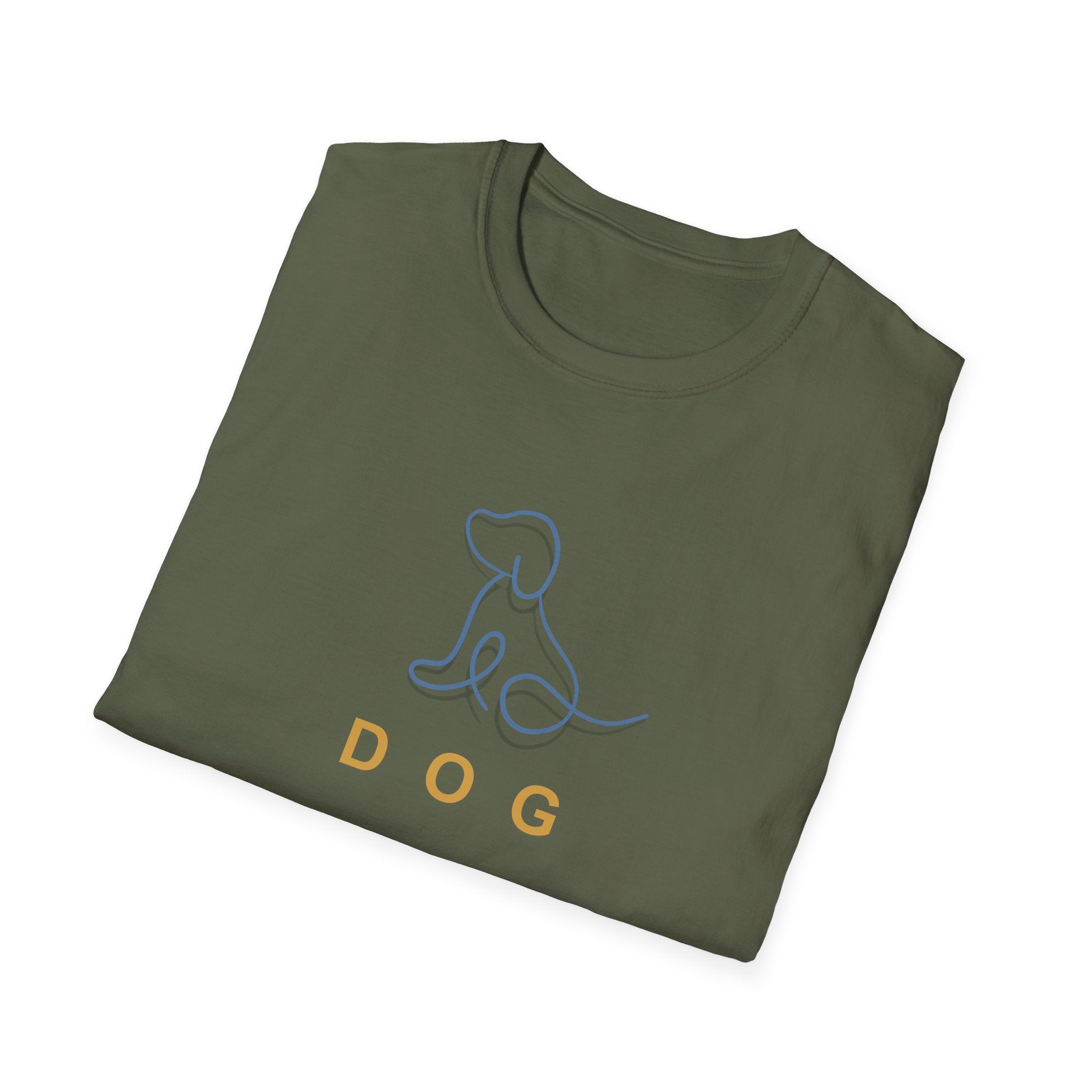 Men and Women Dog Soft Relaxed T Shirt
