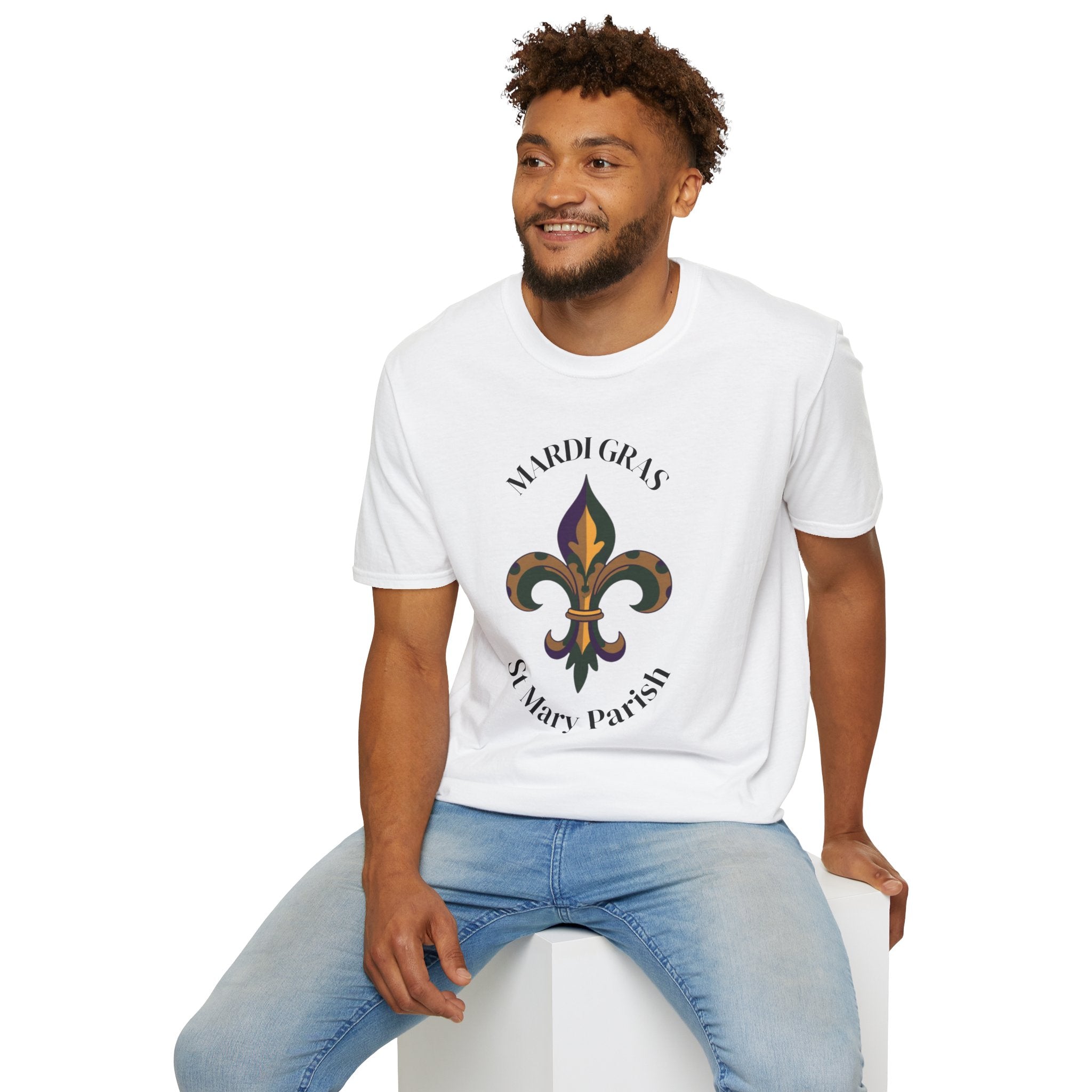 Relaxed Tee Men and Women- Mardi Gras St Mary Parish