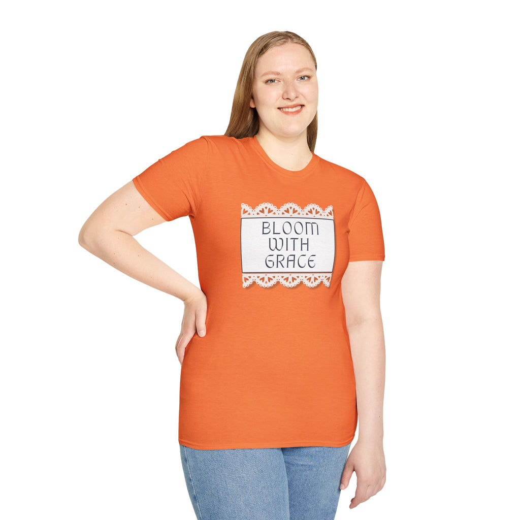 Women's Soft Relaxed Tee -  Bloom with Grace