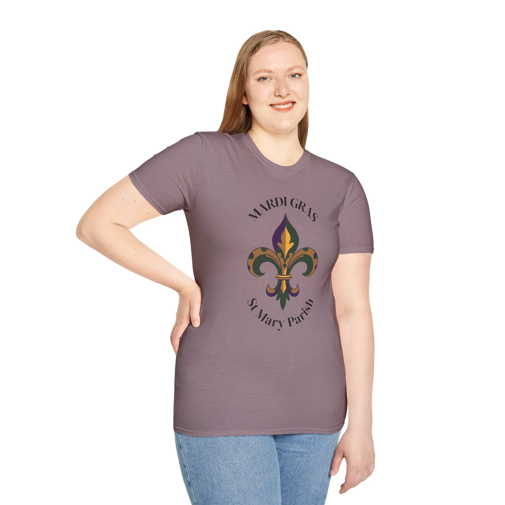 Relaxed Tee Men and Women- Mardi Gras St Mary Parish