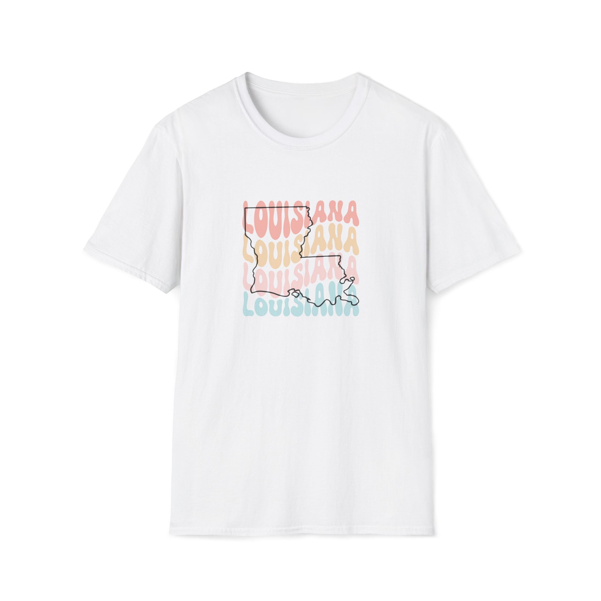 Womens Soft Relaxed Tee - Louisiana