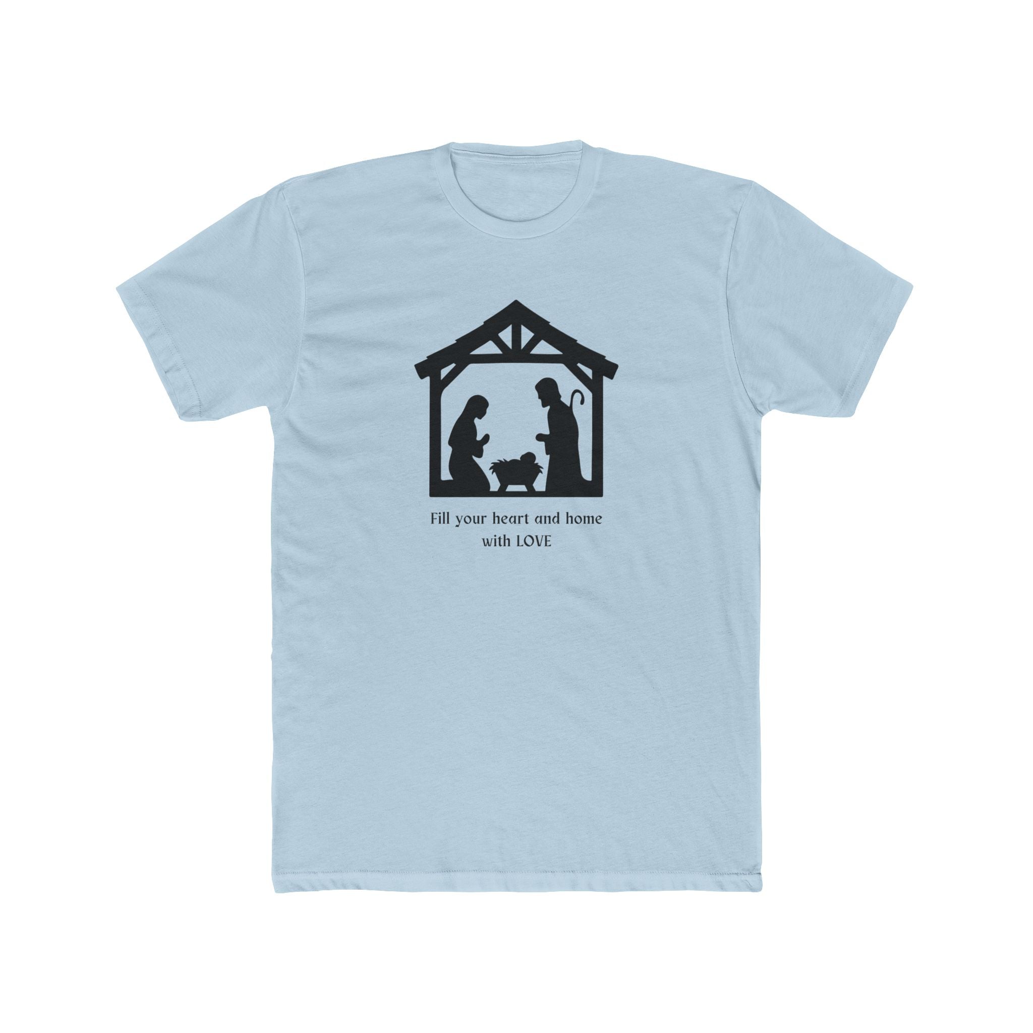 Men & Women Relaxed Tee Soft - Manger  Home and Heart