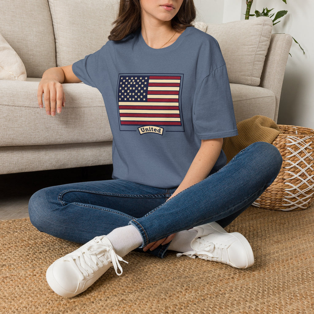 Men and Women - Regular Fit - American Flag and George Washington