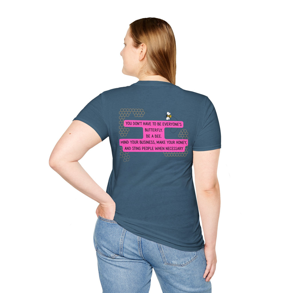 Ladies Soft Relaxed Tee - Be a Bee Funny