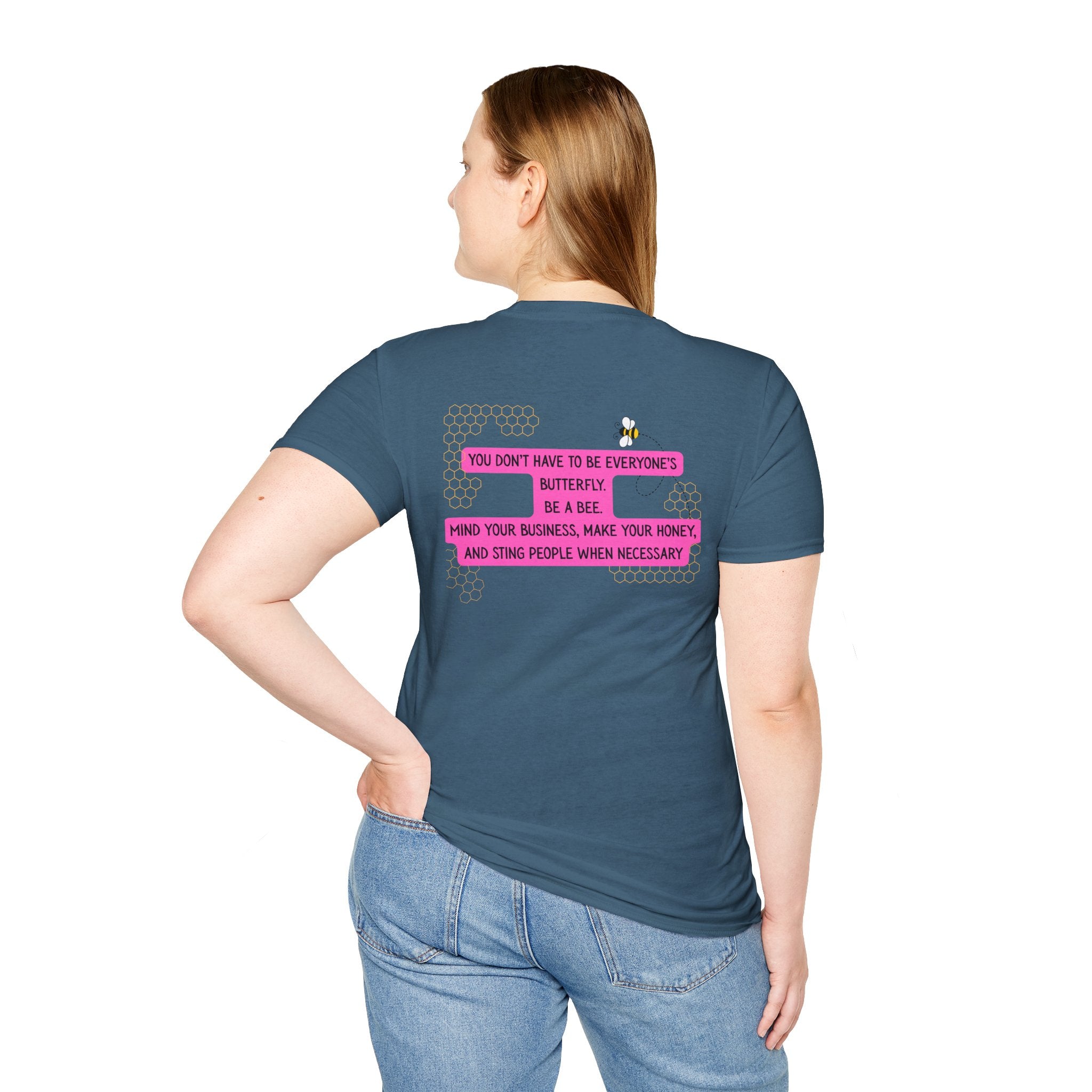 Ladies Soft Relaxed Tee - Be a Bee Funny