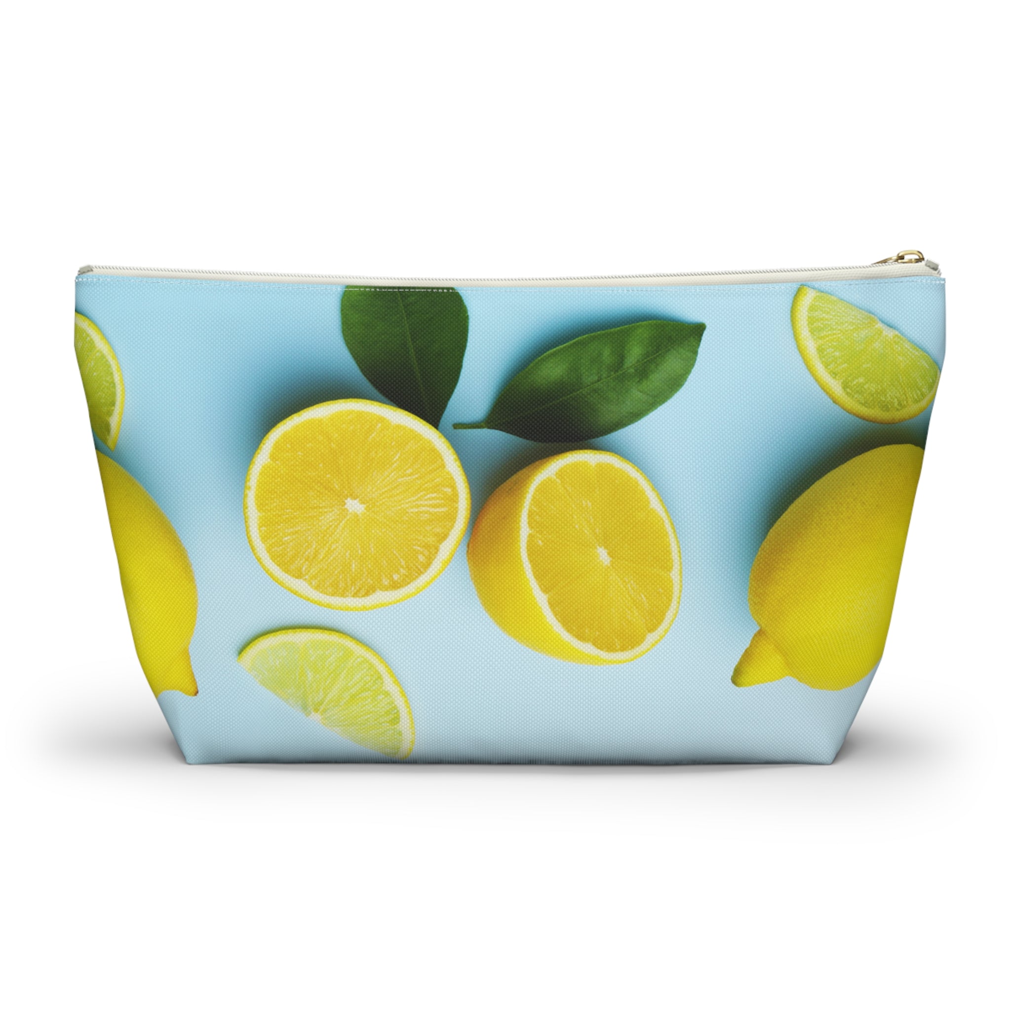 Accessory Pouch w T-bottom - Lemons