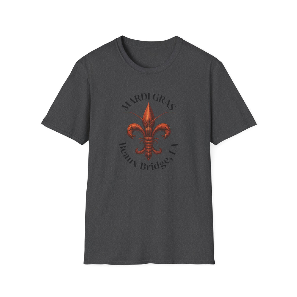 relaxed mens tee - beaux bridge mardi gras