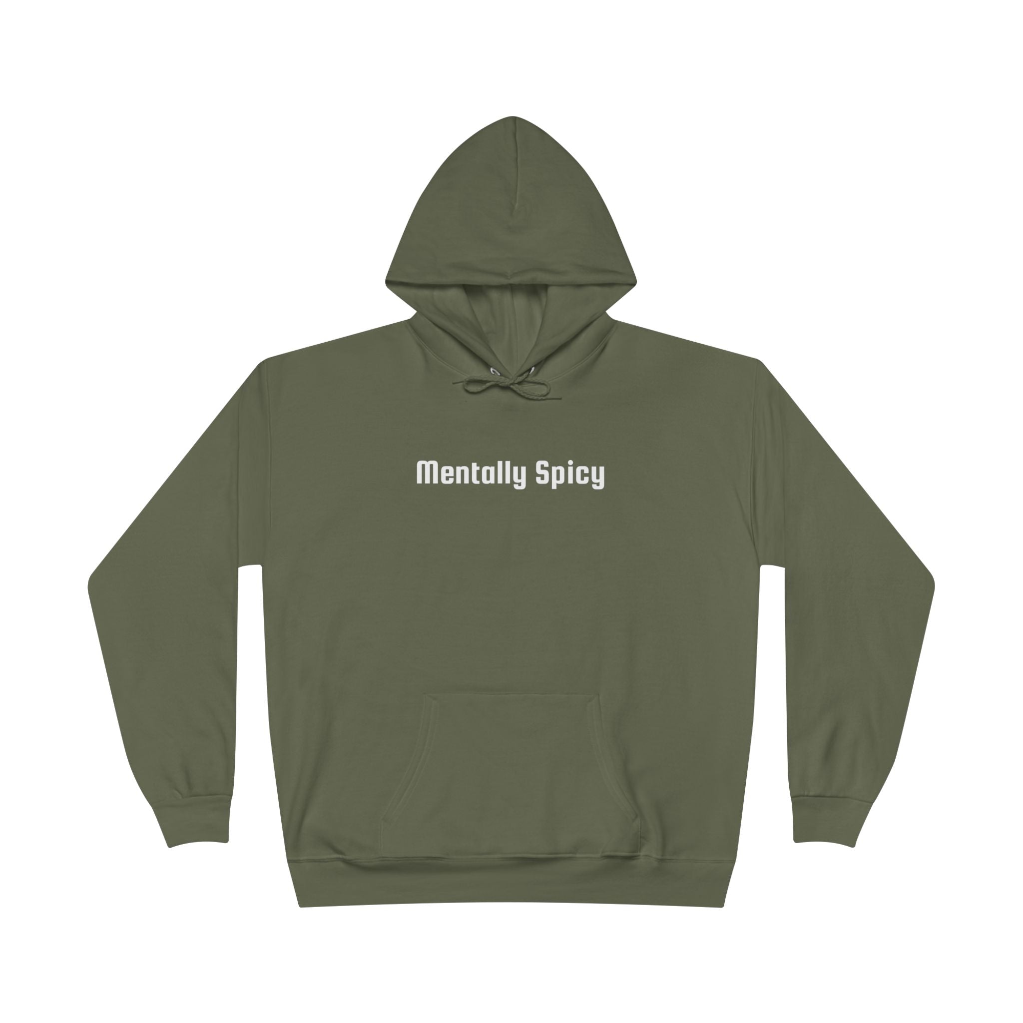 Men and Women - Relaxed - Pullover Hoodie Sweatshirt - Mentally Spicy Dark Colors