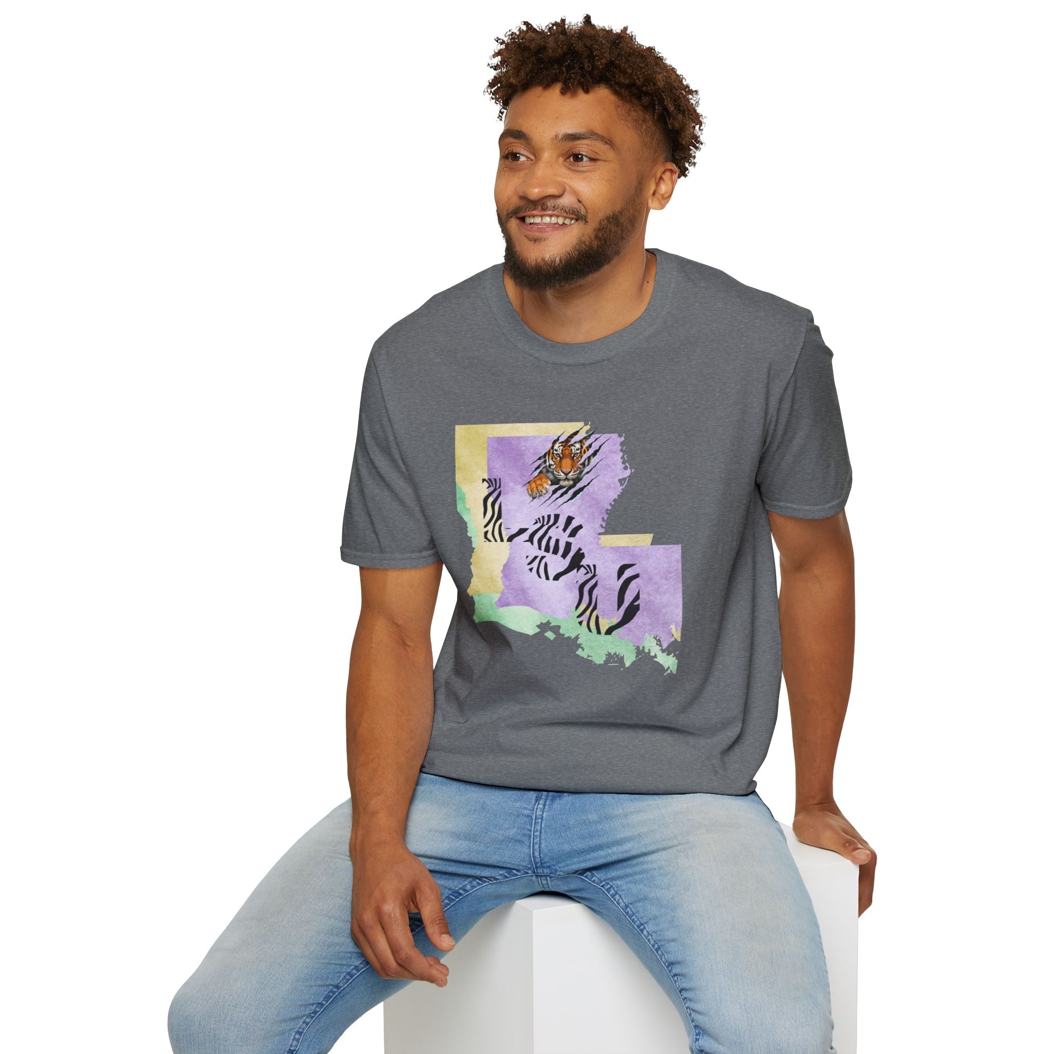 Mens Soft and Relaxed T Shirt - LSU Tigers