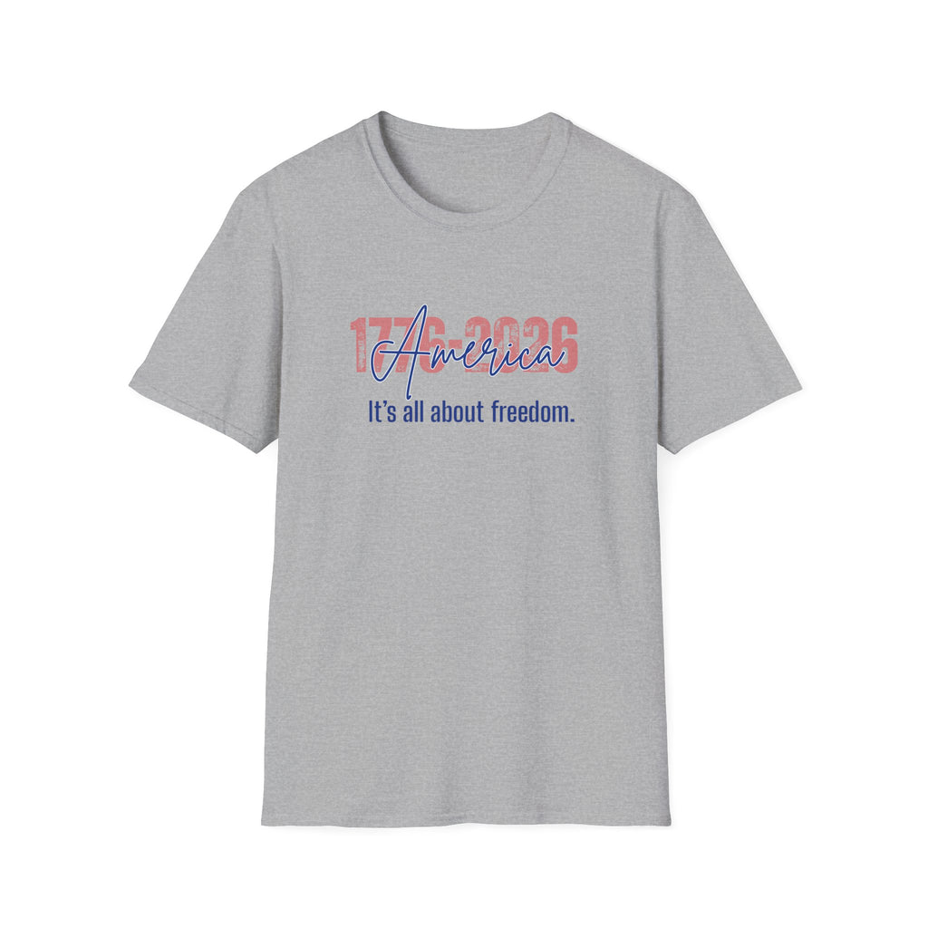 Relaxed Soft Tee Men & Women Its all about freedom