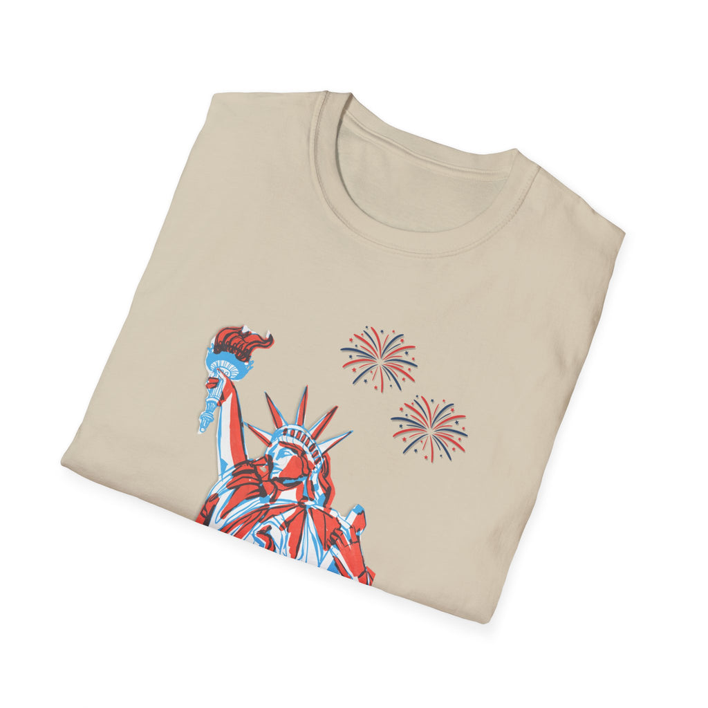Relaxed Soft Tee- Men & Women - Statue of Liberty 250