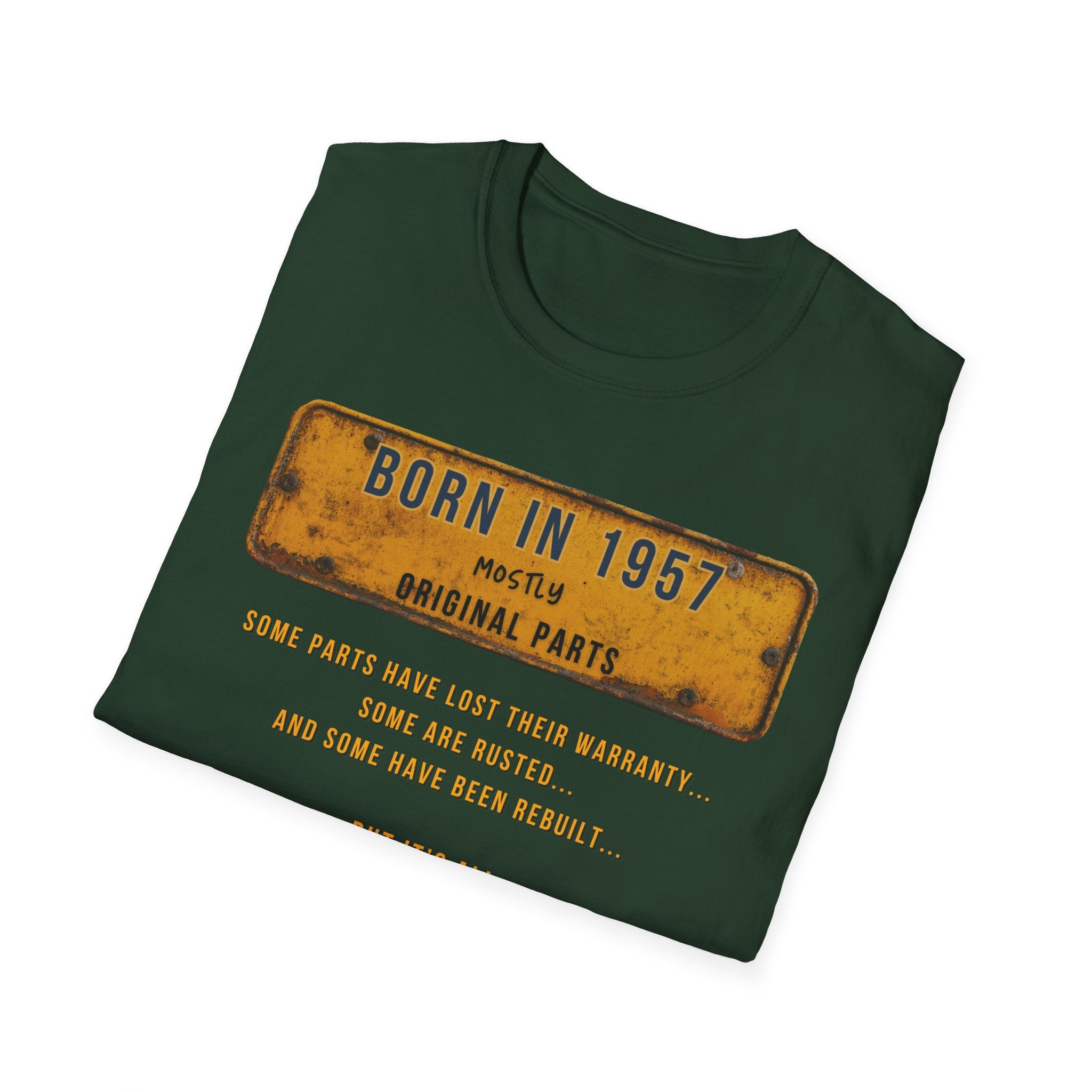 Mens Shirt Relaxed Tee  1957 B Day