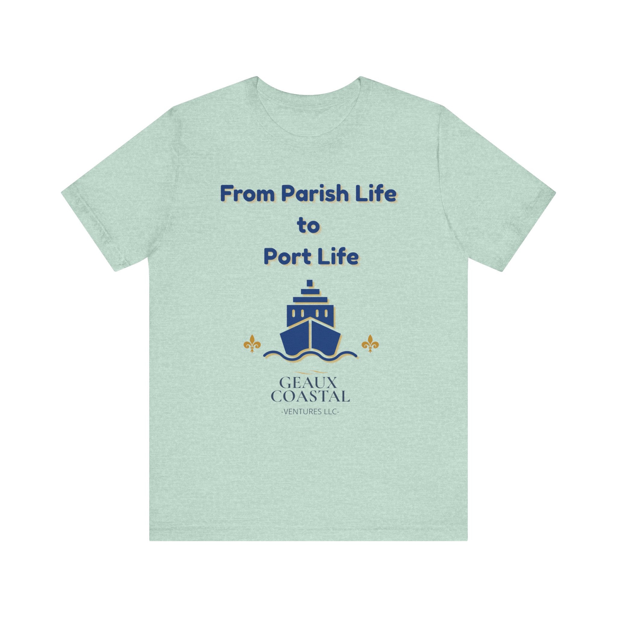 Men or Women Relaxed T Shirt - Parish and Port Cruise T Shirt
