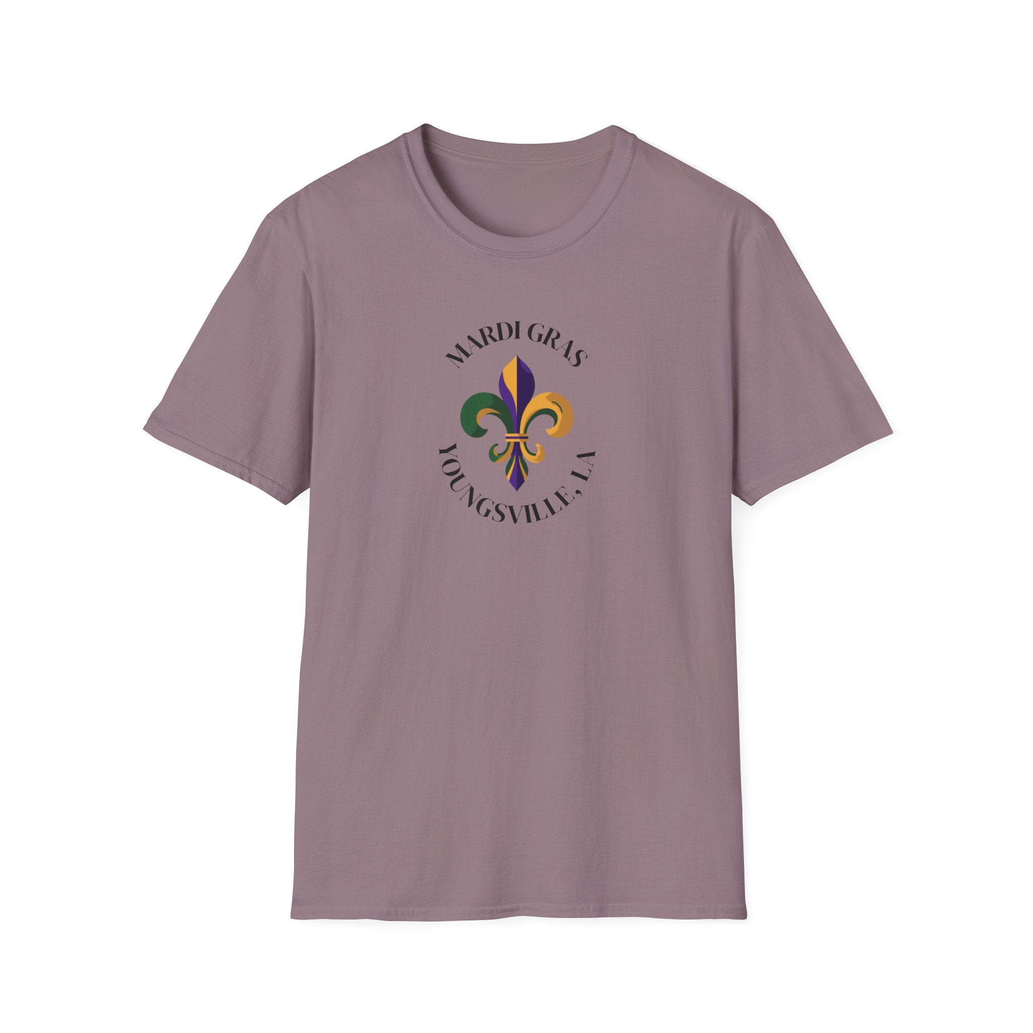 Relaxed Soft T Shirt-  Men and Woman Mardi Gras Youngsville La