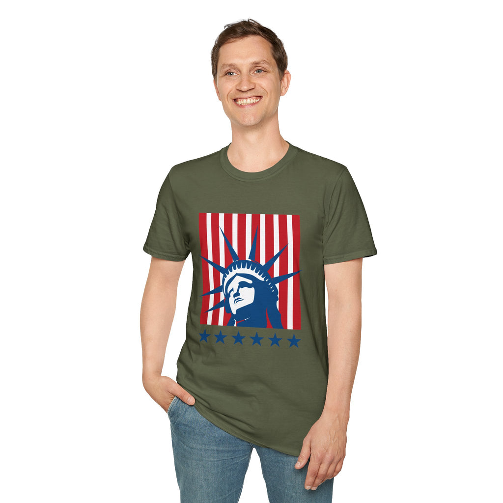 Relaxed Tee for Men & Women- Statue of Liberty