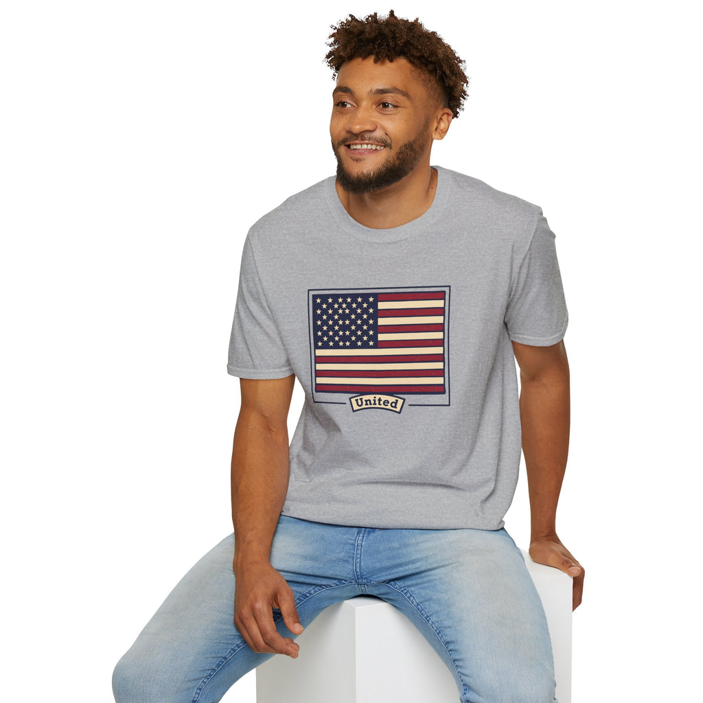 Men and Women - Regular Fit - American Flag and George Washington