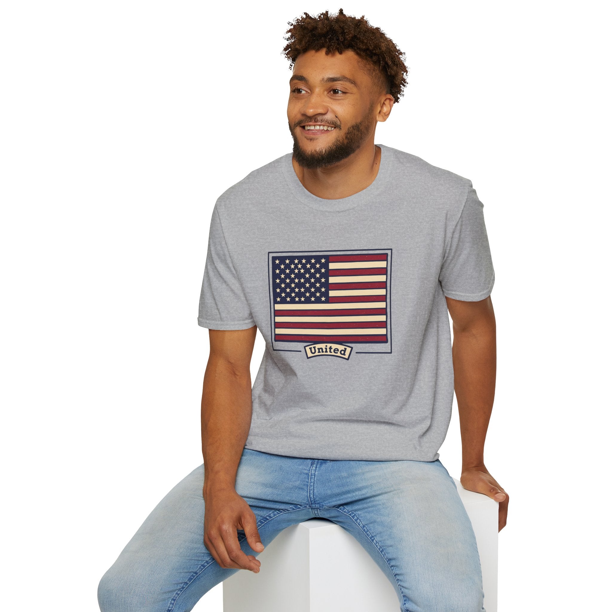 Men and Women - Regular Fit - American Flag and George Washington