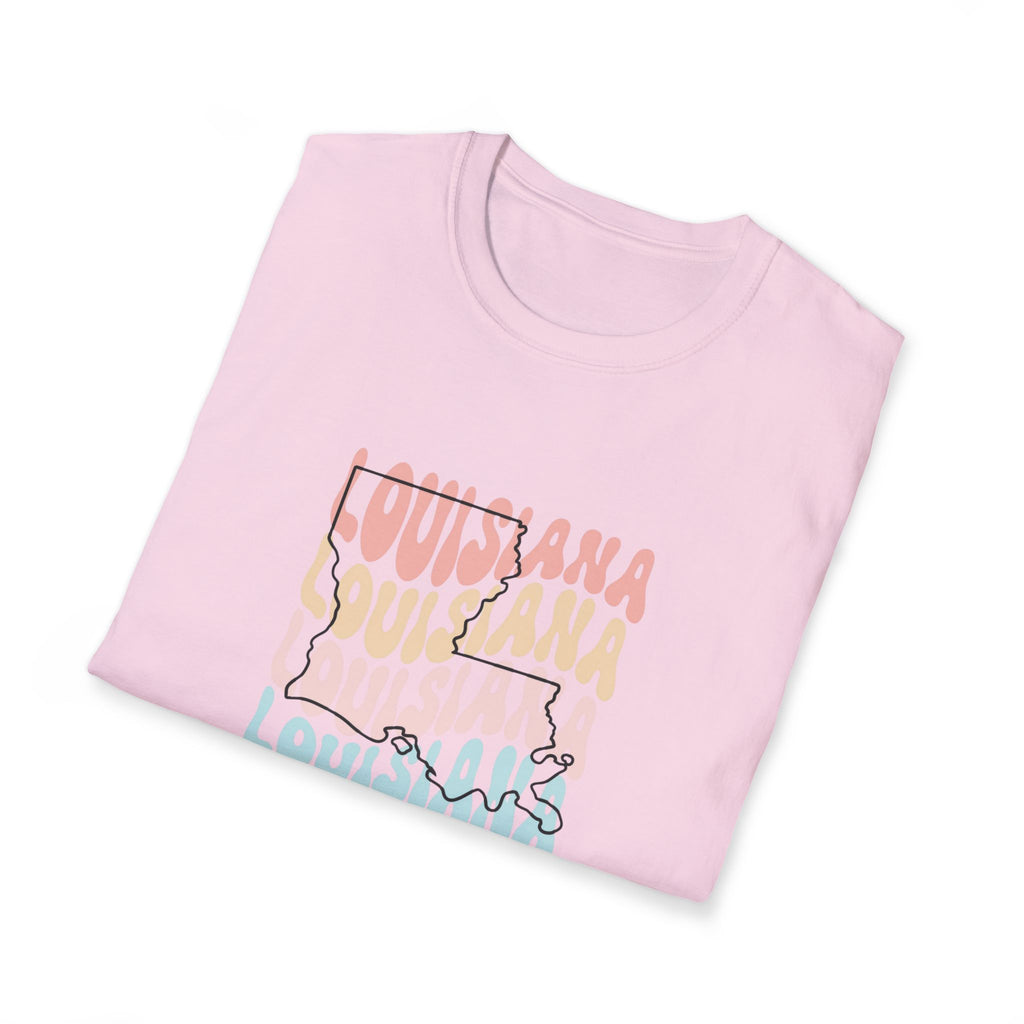Womens Soft Relaxed Tee - Louisiana