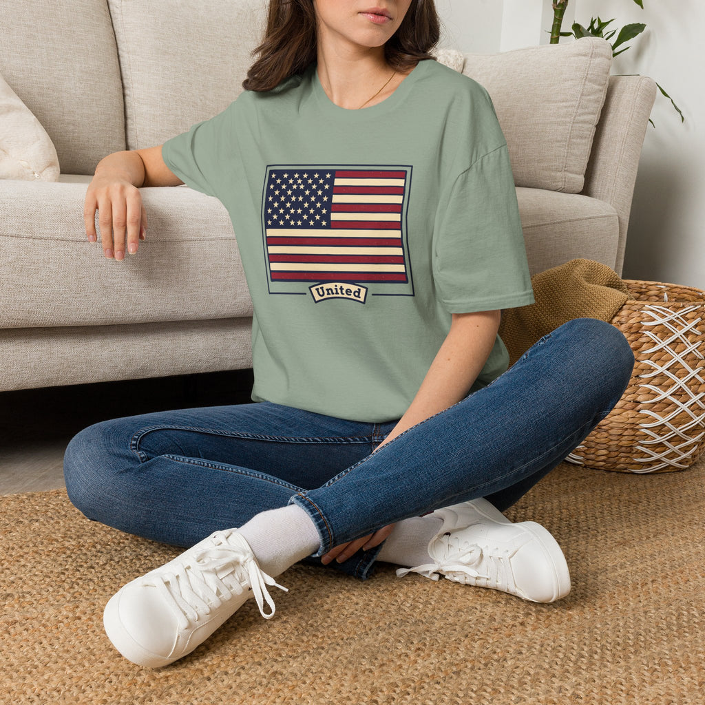 Men and Women - Regular Fit - American Flag and George Washington