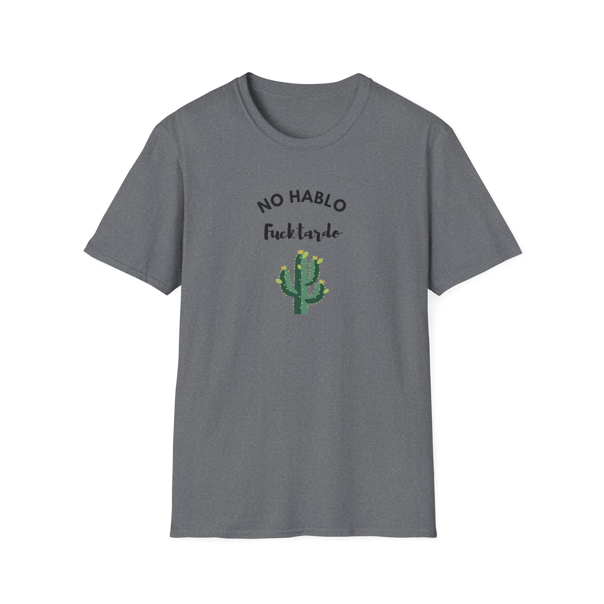 Relaxed Tee - Men & Women - No Hablo with 1 Cactus