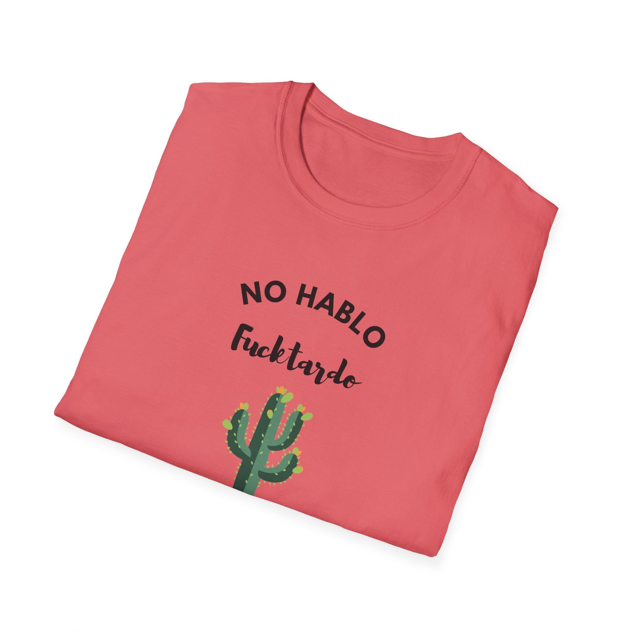 Relaxed Tee - Men & Women - No Hablo with 1 Cactus