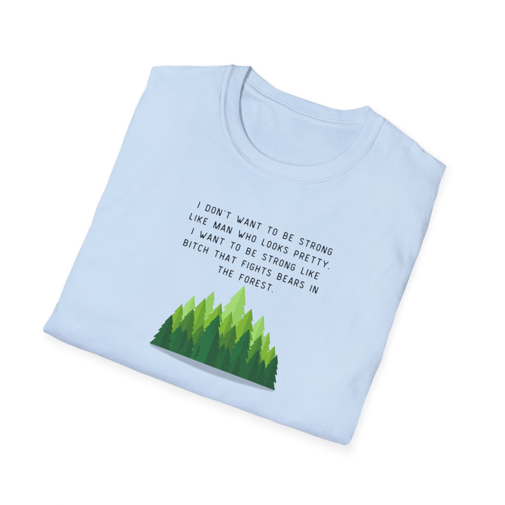 Women's Soft Relaxed Tee - Strong Women - bear